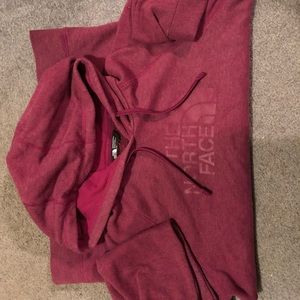 North face hooded sweatshirt